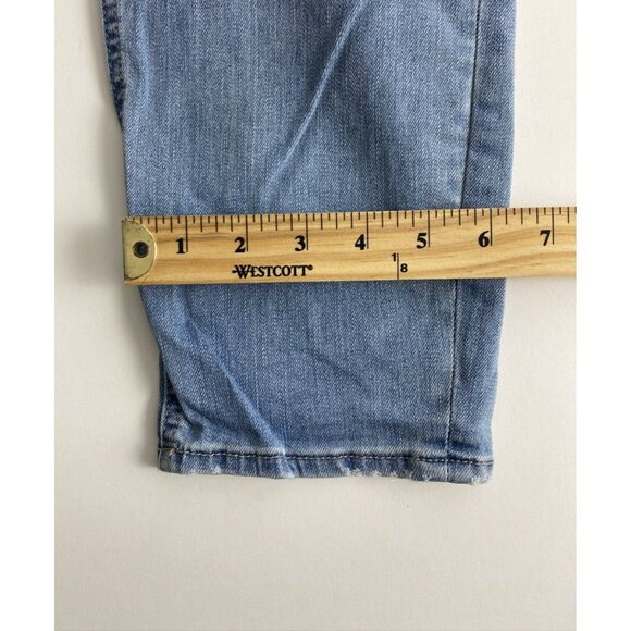 Talbots Womens Jeans Adult Size 12 Slim Ankle Light Wash Stretch Casual 5 Pocket - Picture 10 of 11